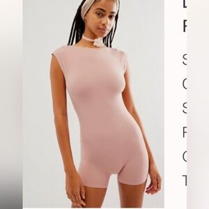 Free people let go shortie romper